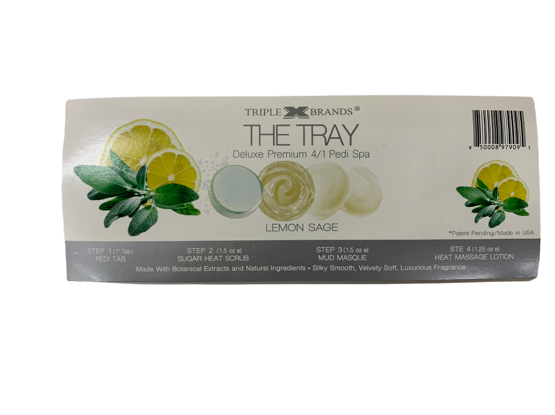 Triple X The Tray 4/1 Pedi Spa Lemon Sage